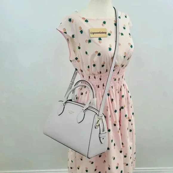 Kate Spade  Madison Large Duffle satchel  Crossbody Bag Pastel Lavender - Picture 10 of 10